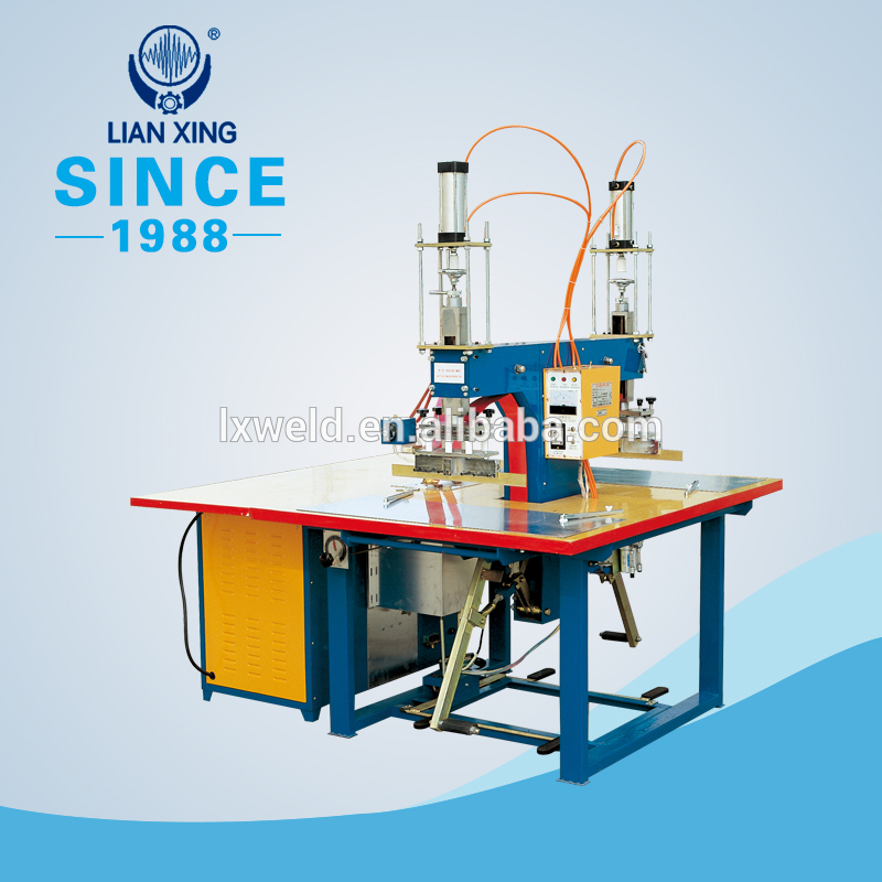 Foot step type high frequency welding machine for tent